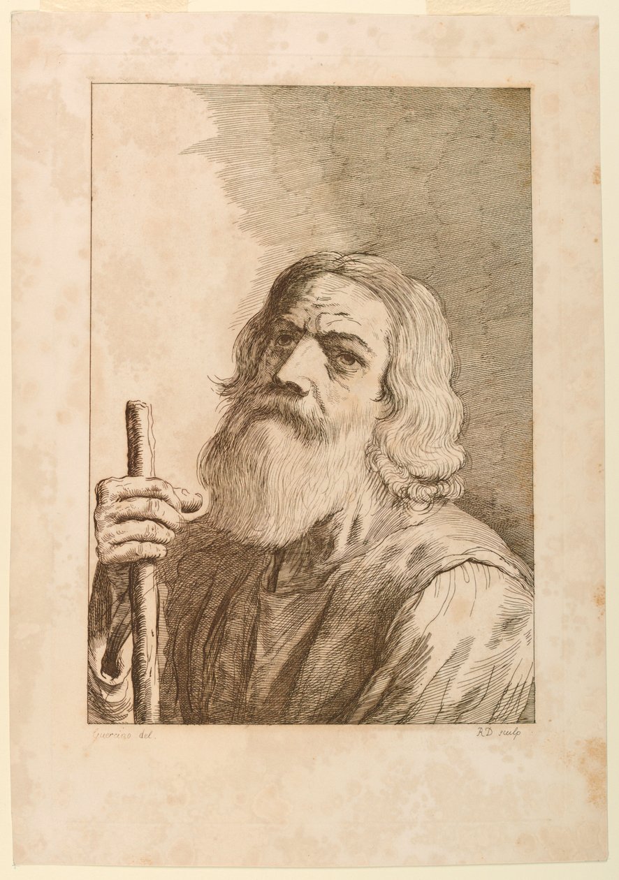 Asalı Yaşlı Adam by Robert Dighton