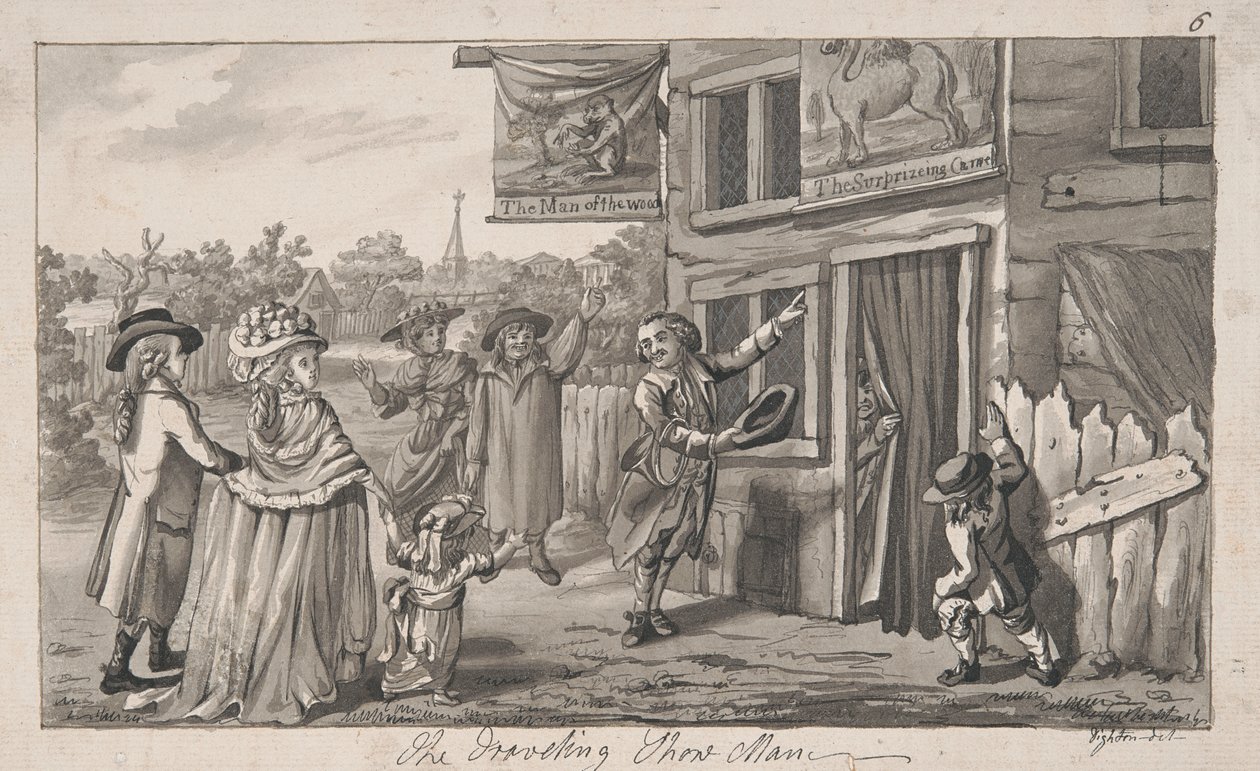 Gezici Gösteri Adamı by Robert Dighton