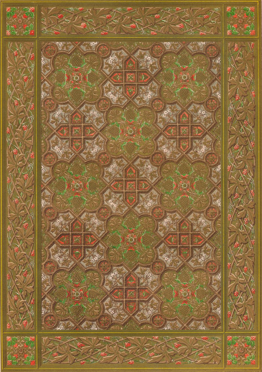 Kabartmalı Deri Panel, Habenicht, Viyana, 1863. by Robert Dudley