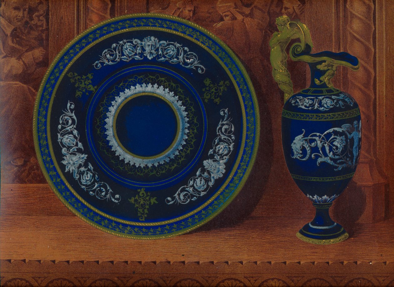 Porselen İbriği ve Yaylası, 1863. by Robert Dudley