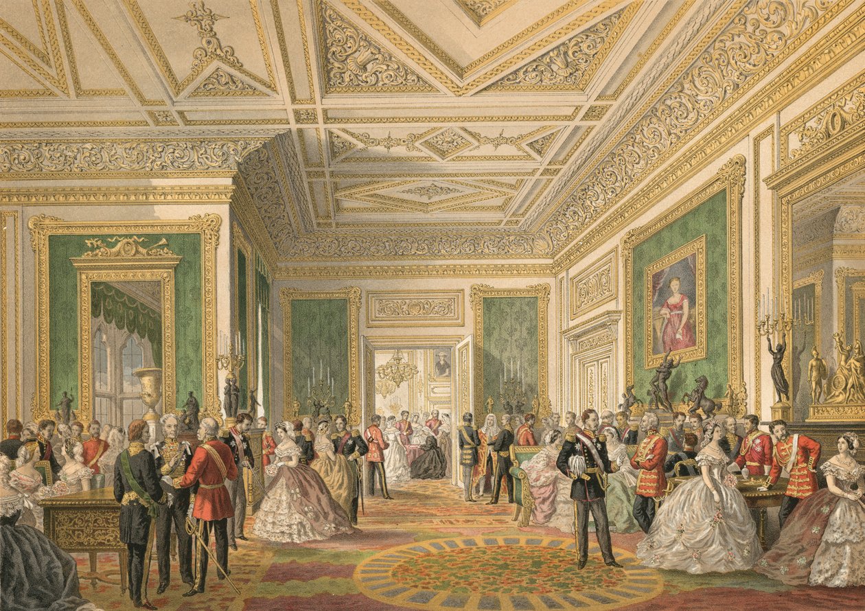Evlilik tasdik belgesinin imzalanması, Windsor Kalesi by Robert Dudley