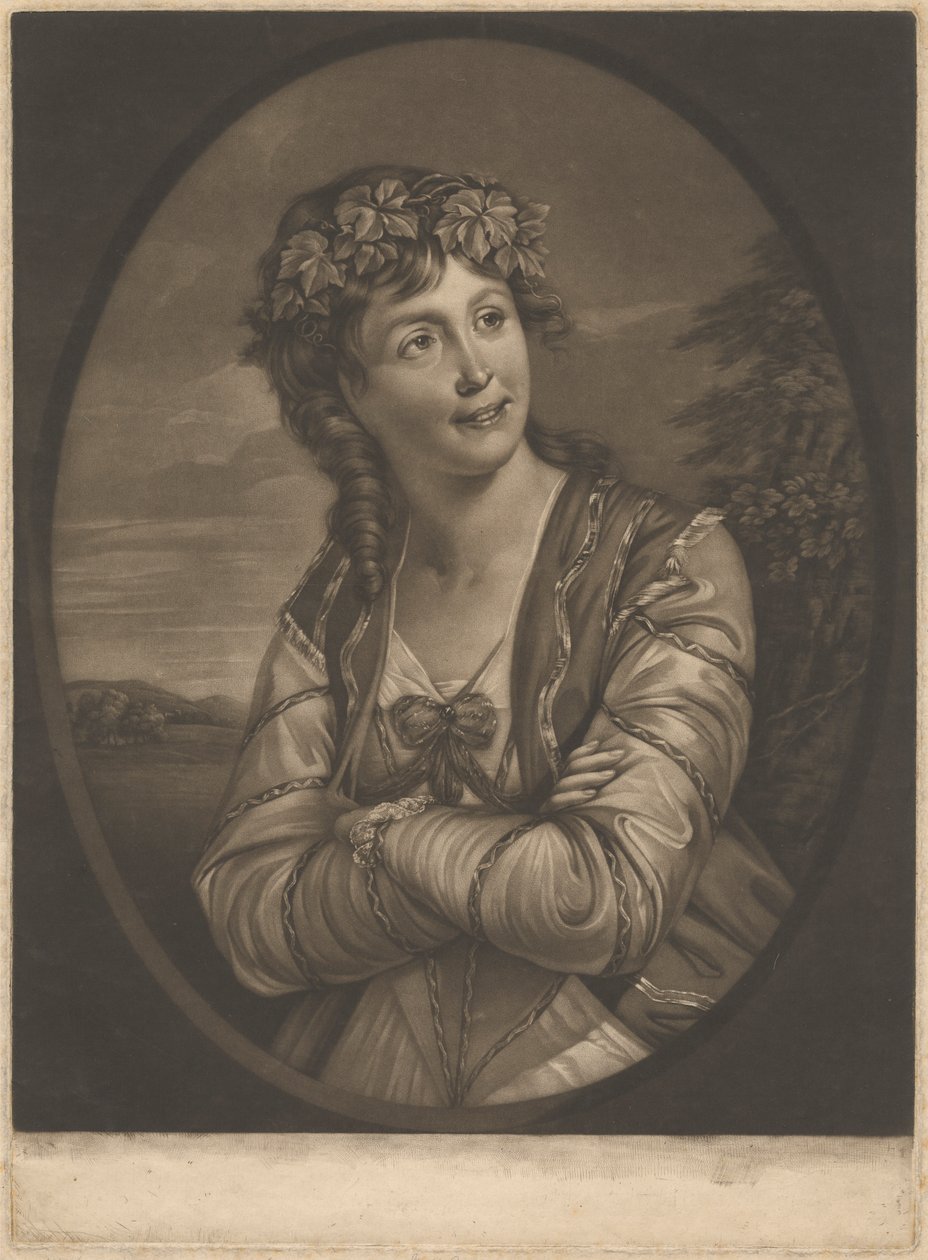 Euphrosyne Karakterinde Bayan Ann Catley by Robert Dunkarton