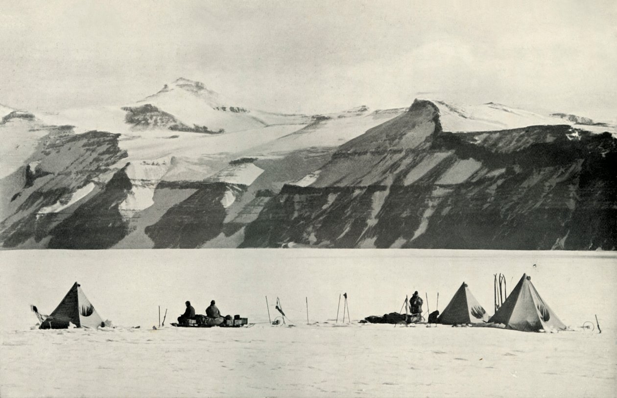 Yabani Menzil Altında Kamp, 20 Aralık 1911, 1913 by Robert Falcon Scott