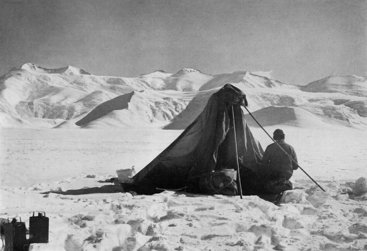 Dr. Wilson Beardmore Buzulu Üzerine Eskiz Çizimi, 13 Aralık 1911, 1913 by Robert Falcon Scott
