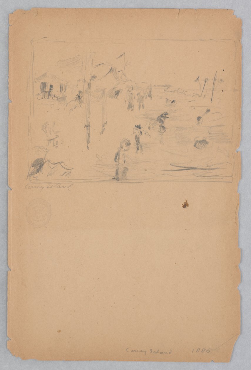 Coney Adası, Brooklyn, NY by Robert Frederick Blum