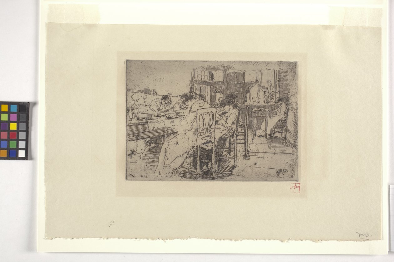 Bir Dükkanın İçi (mürekkep) by Robert Frederick Blum