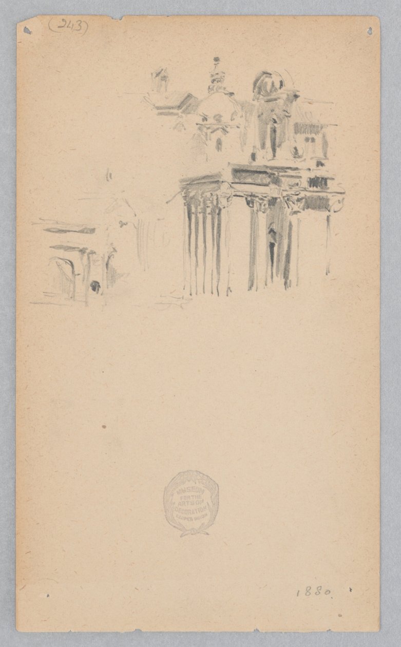 San Lorenzo, Miranda, Roma, İtalya by Robert Frederick Blum