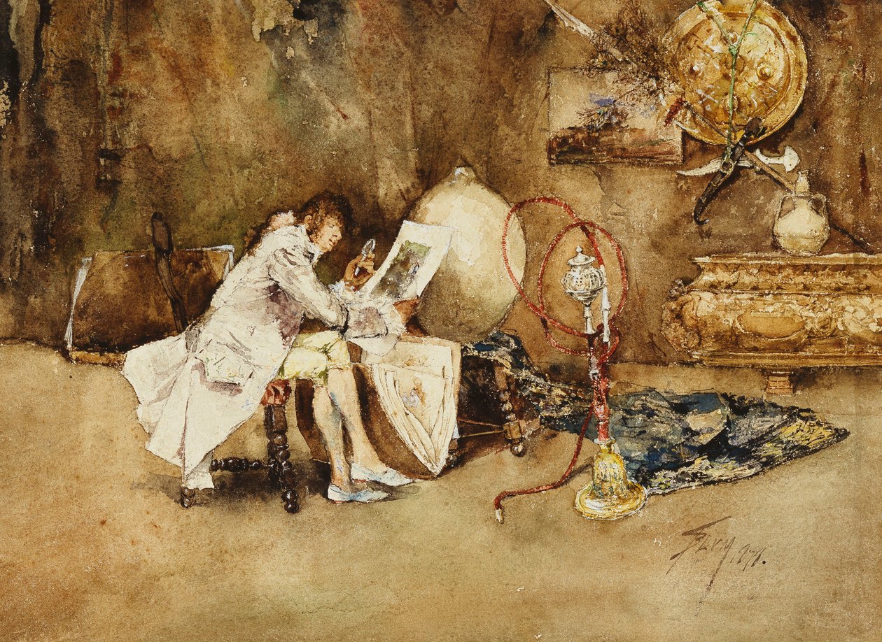 Suluboya Uzmanı, 1878 by Robert Frederick Blum