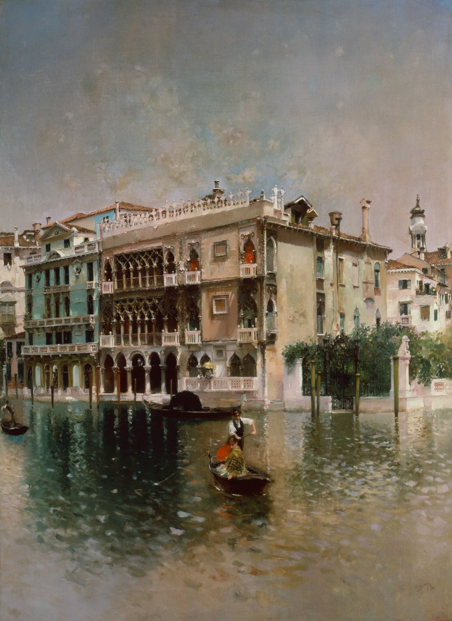 Büyük Kanal, Venedik by Robert Frederick Blum