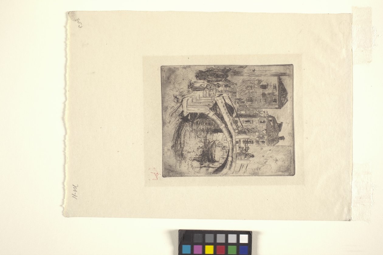 Venedik Kanalı Ve Köprüsü (gravür) by Robert Frederick Blum