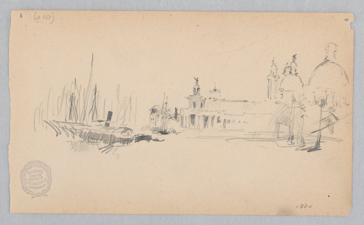Venedik, İtalya'nın görünümü by Robert Frederick Blum