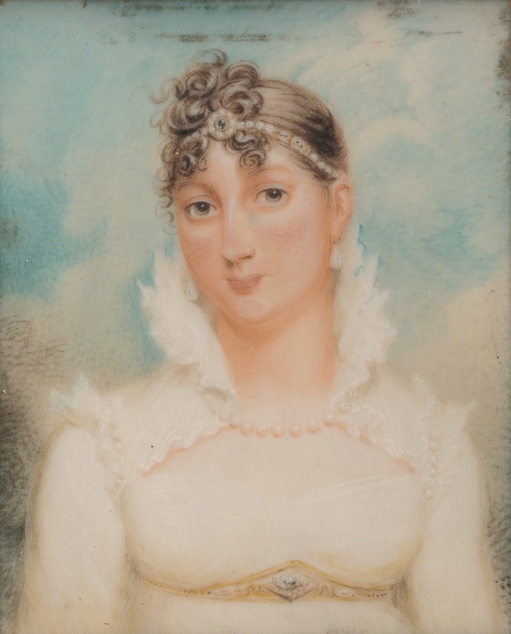 Bayan Stephen Van Rensselaer III Cornelia Paterson, yak. 1810. by Robert Fulton
