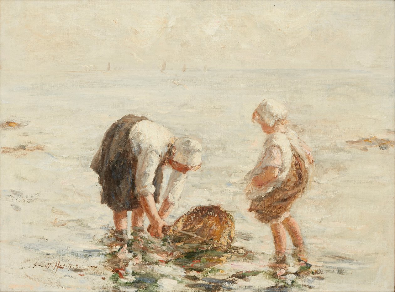 Karides (tuval üzerine yağlı boya) by Robert Gemmell Hutchison