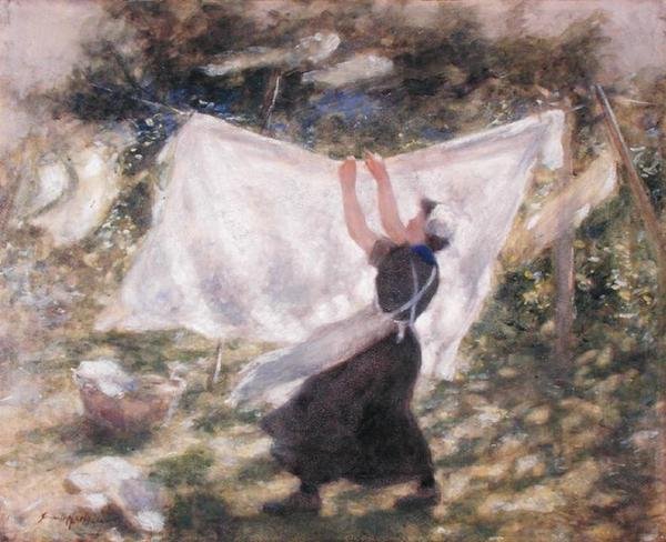 Güneş ve Gölgeler (kağıt üzerine sulu boya) by Robert Gemmell Hutchison
