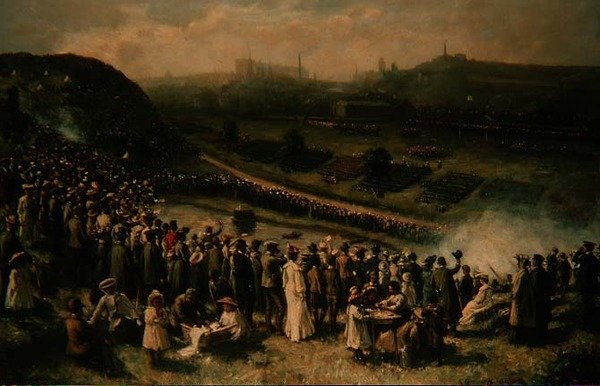 İskoç Gönüllü Kuvvetleri İnceleme, Edinburgh by Robert Gemmell Hutchison