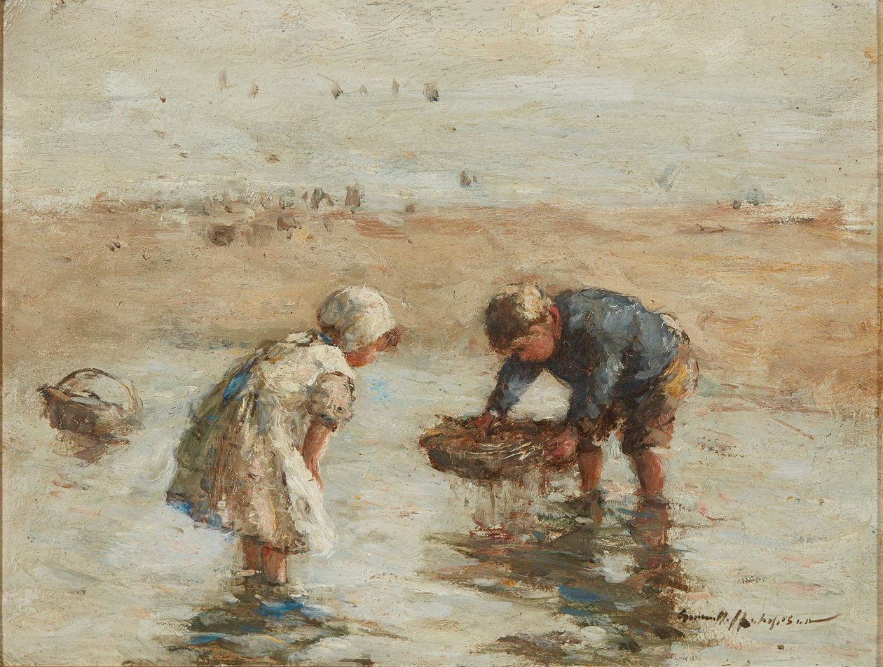 Genç Balıkçılar (gemide petrol) by Robert Gemmell Hutchison