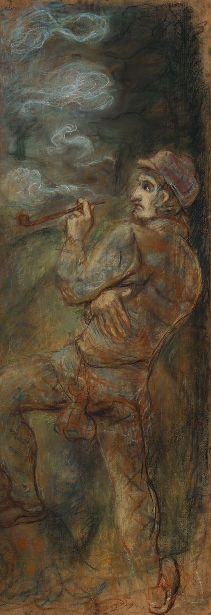 Sigara içen, 1917. by Robert Genin