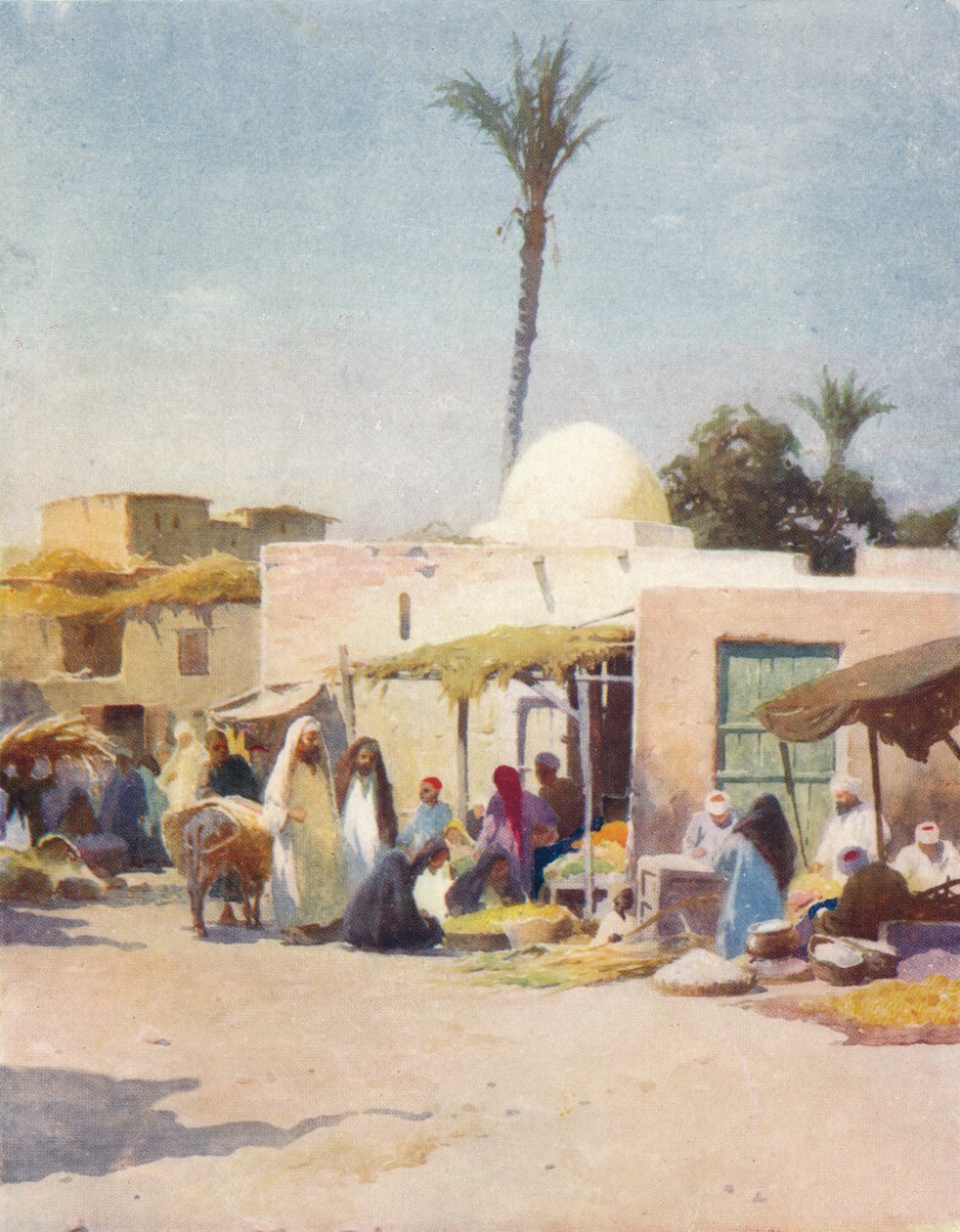 Pazar Yerinde Bir Köşe, c1880, 1904 by Robert George Talbot Kelly
