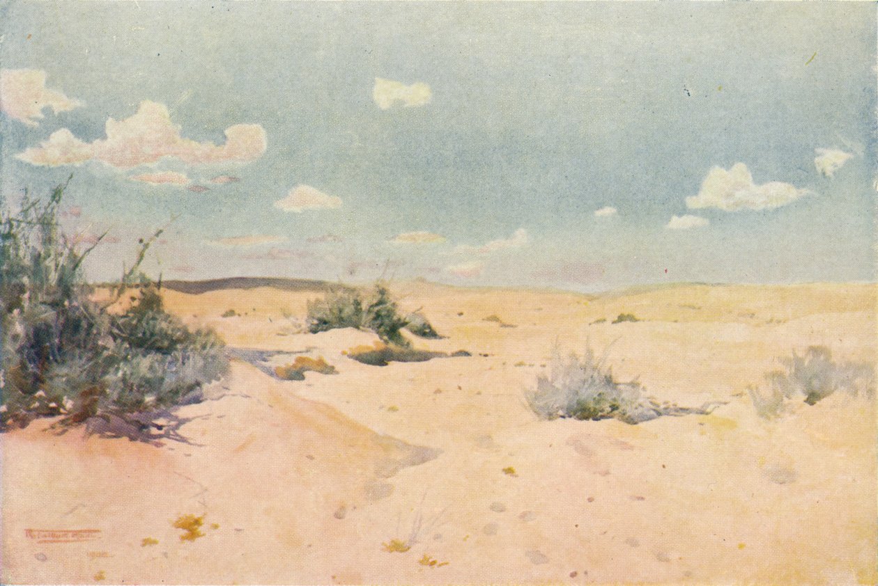 Tel-El-Kebir'de Bir Çöl Çalışması, c1880, 1904 by Robert George Talbot Kelly