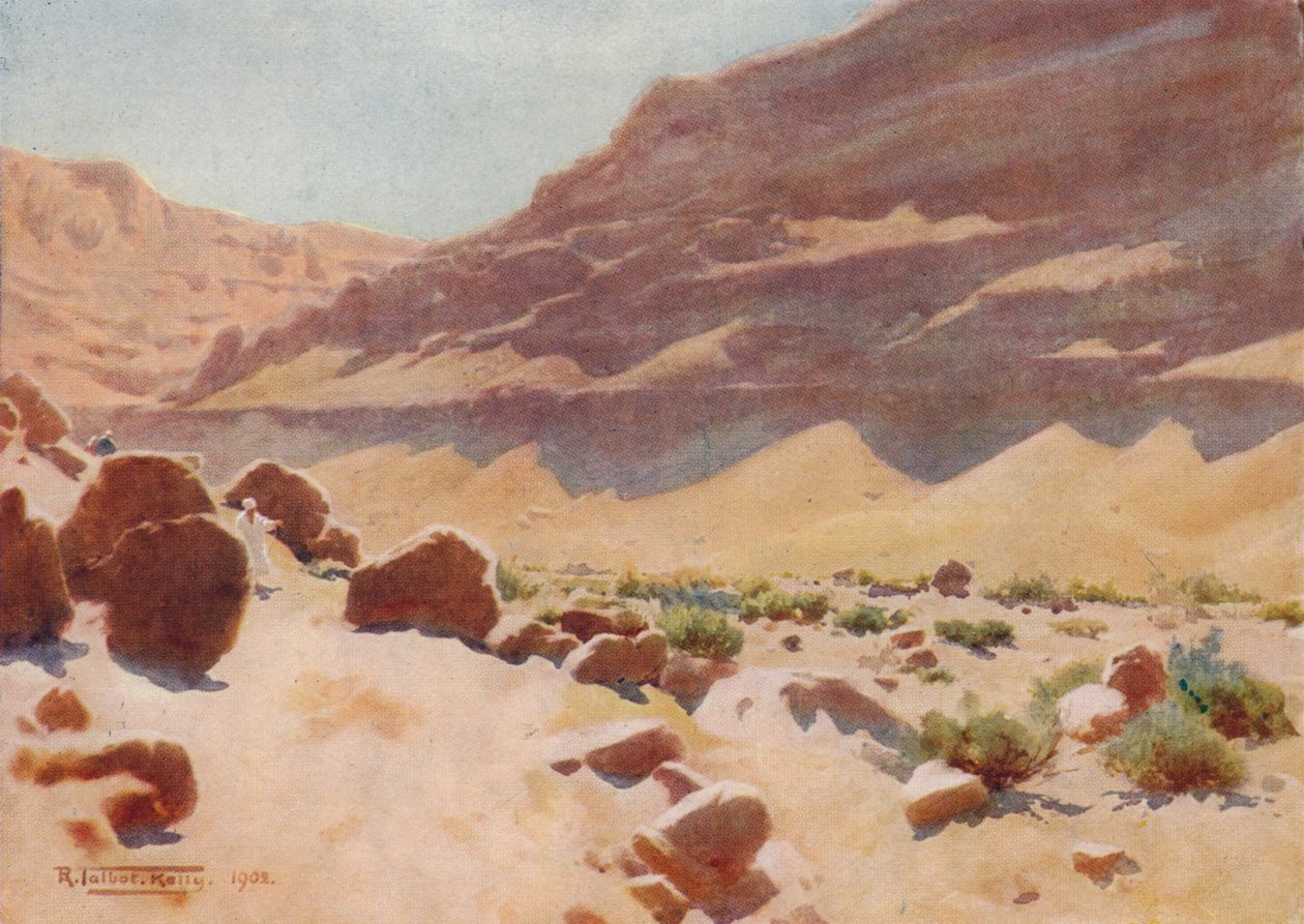 Mokattam Tepelerinde Bir Wady, c1880, 1904 by Robert George Talbot Kelly