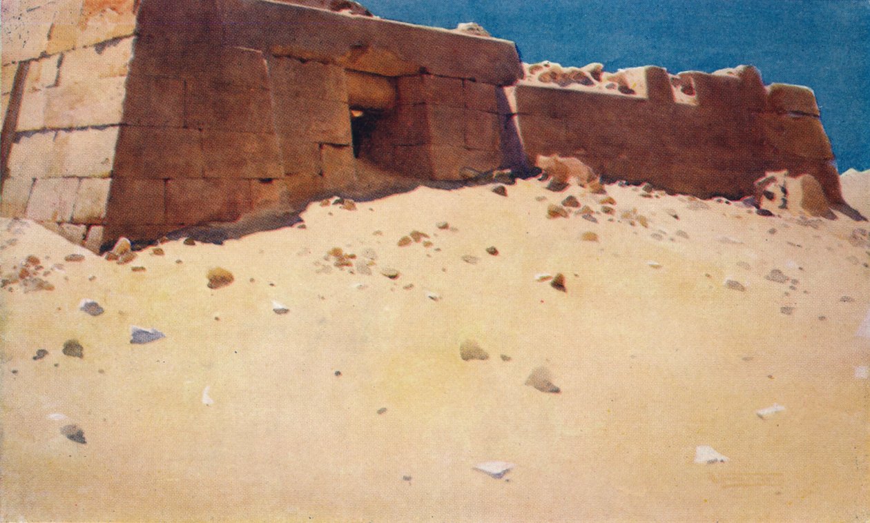 İkinci Piramidin Altındaki Mastaba, c1880, 1904 by Robert George Talbot Kelly