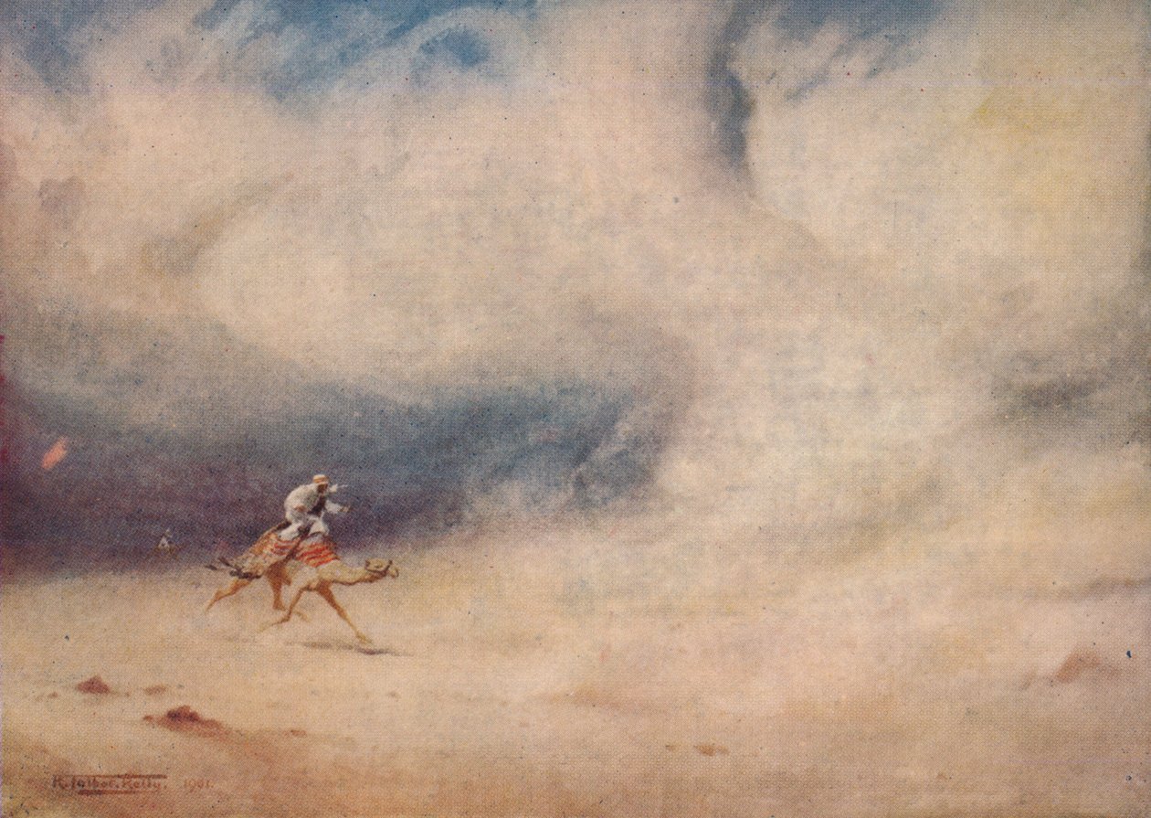 Çölde Kasırga, c1880, 1904 by Robert George Talbot Kelly
