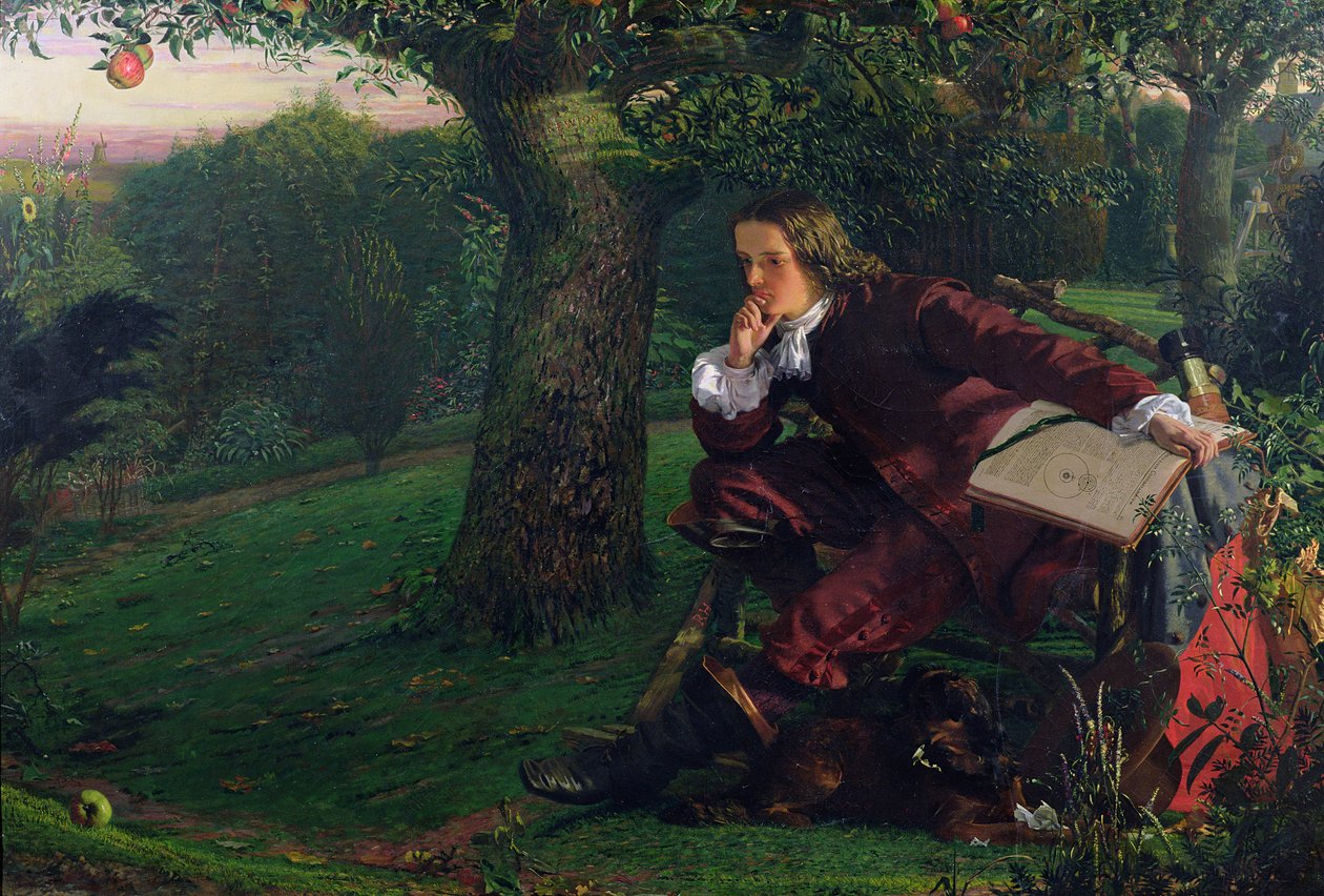 Usta Isaac Newton, 1905 by Robert Hannah