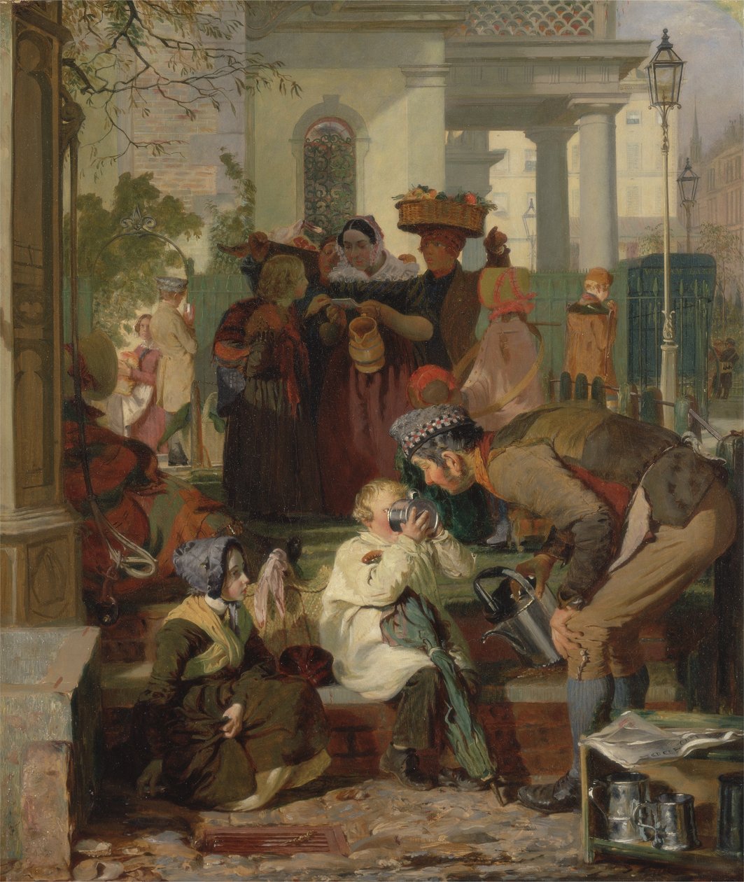 Yorgunluğu Tazelemek, c.1847 by Robert Hannah
