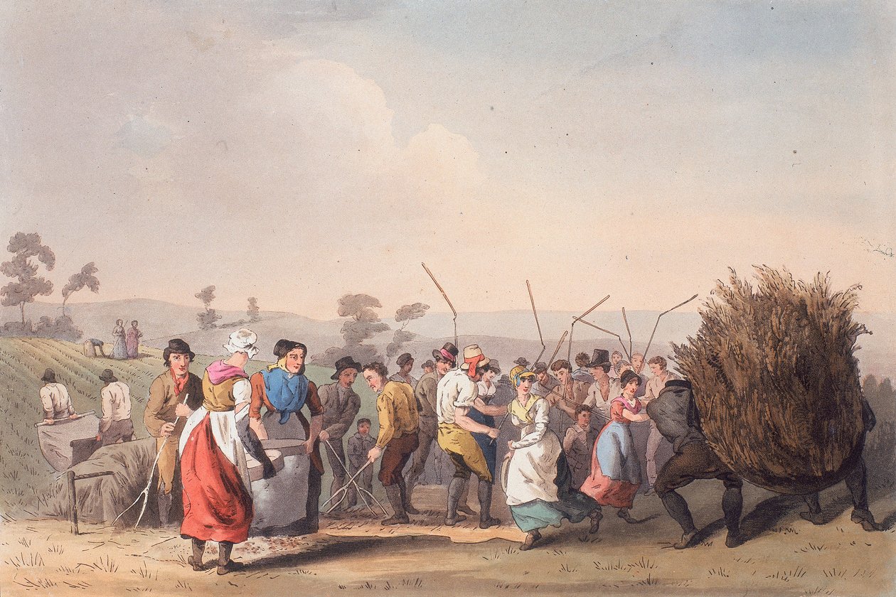 Tecavüz harmanı, 1 Kasım 1813 by Robert Havell