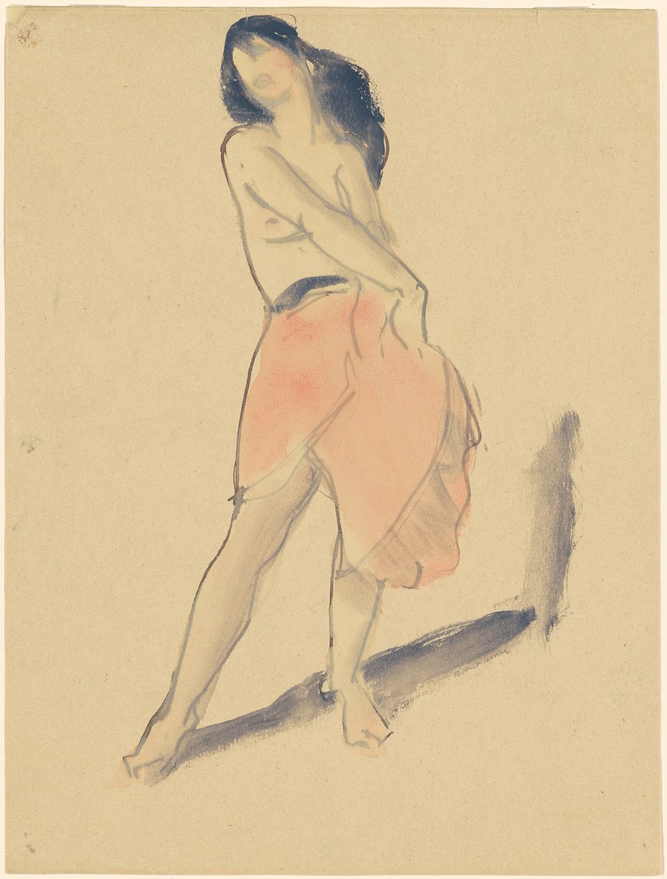 Kırmızı Etekli Dansçı, No. 2 by Robert Henri