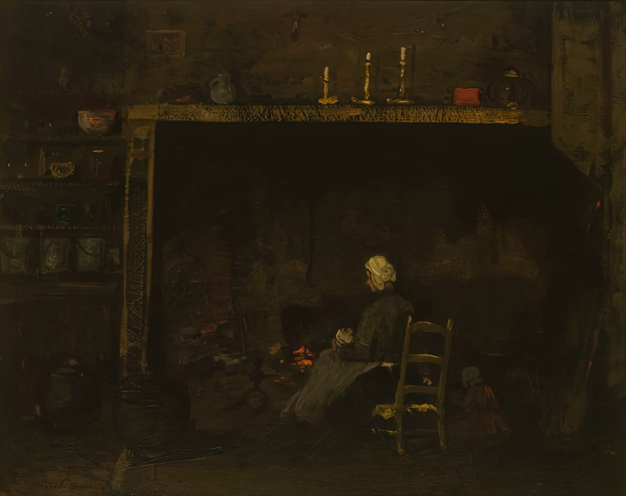 Normandiya İçişleri, 1899. by Robert Henri