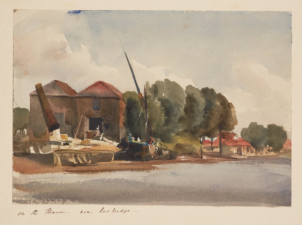 Thames üzerinde by Robert Henry Cheney