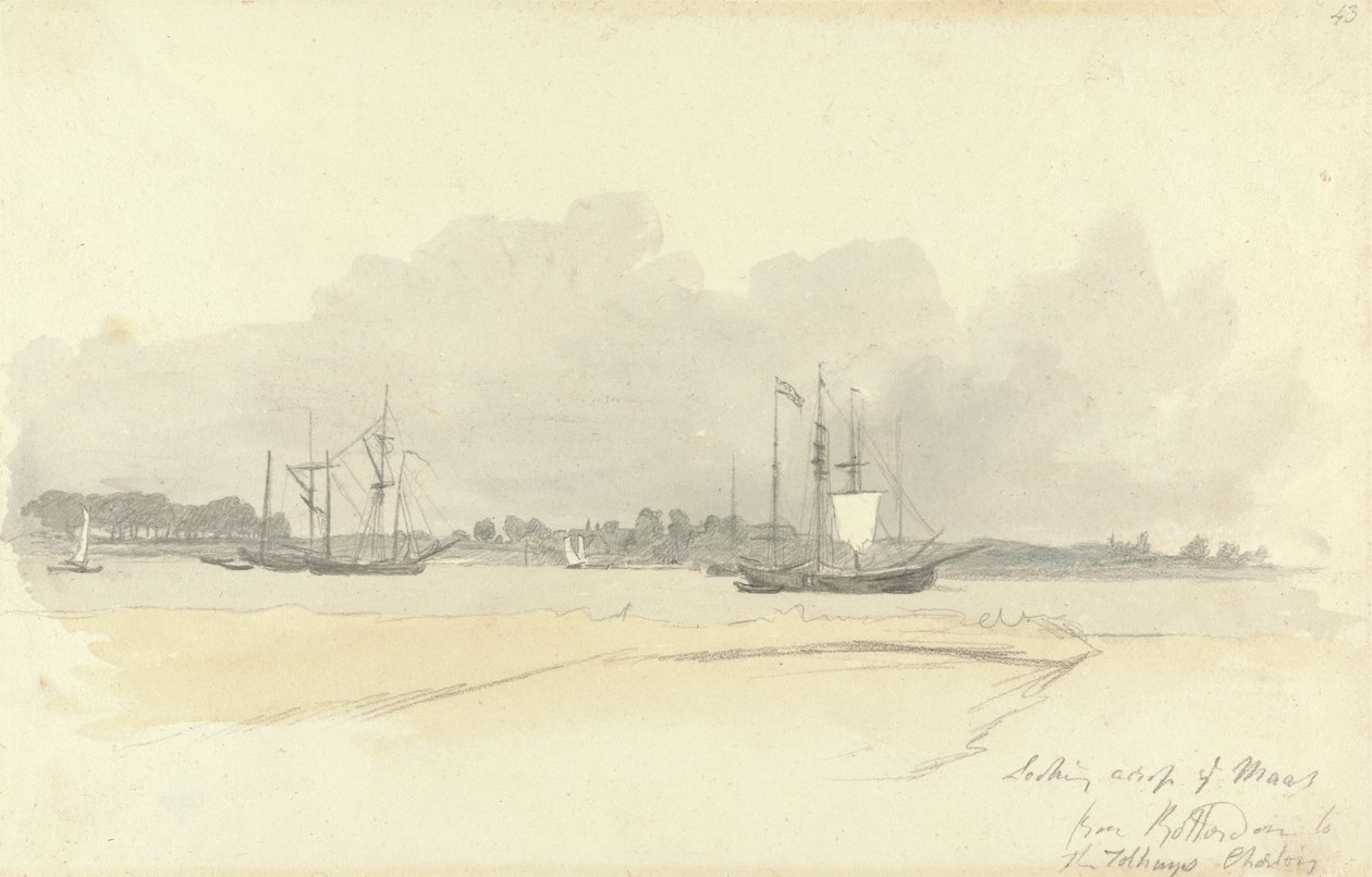 Rotterdam'dan Maas Nehri'ne Bakmak by Robert Hills