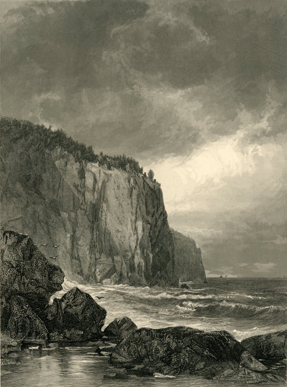 Superior Gölü, Vaftiz Koyuna Giriş, 1872. by Robert Hinshelwood
