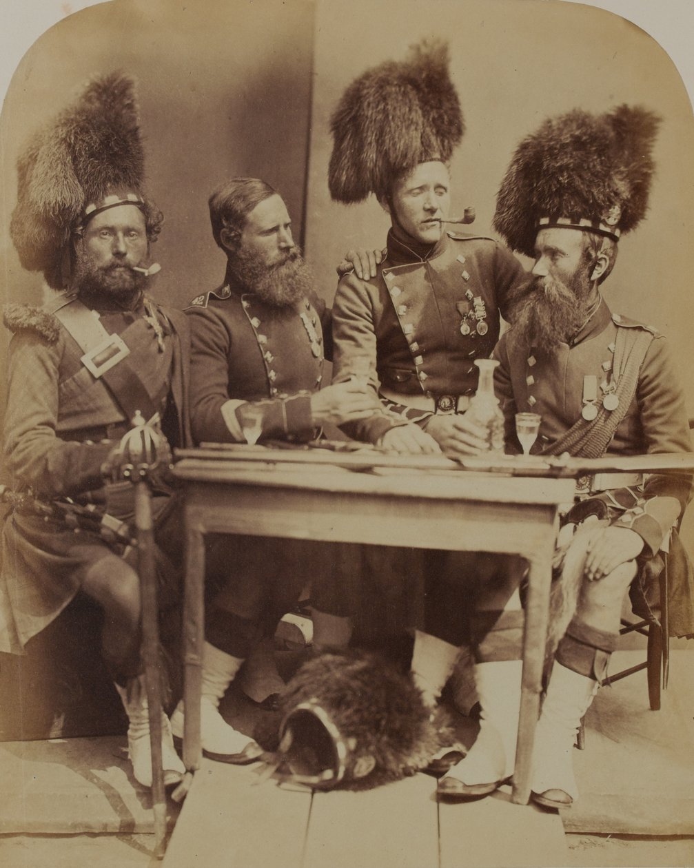 42. Highlanders (Black Watch) by Robert Howlett