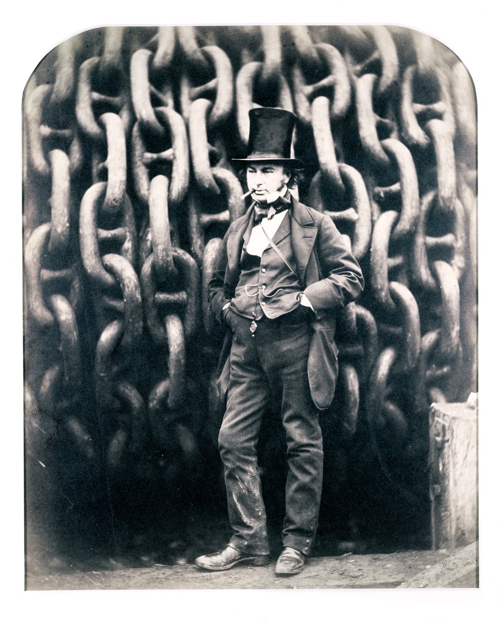 Isambard Kingdom Brunel, İngiliz mühendis, 1857 by Robert Howlett