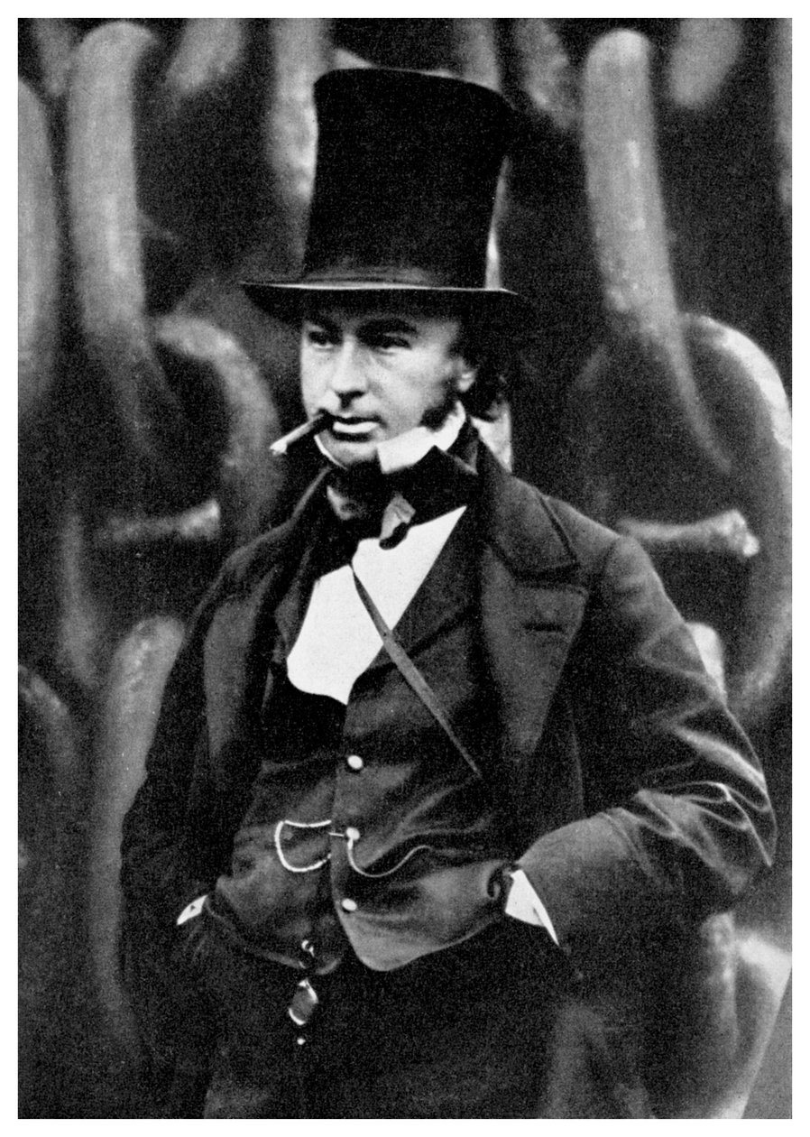Isambard Kingdom Brunel, İngiliz mühendis, 1857 1956. by Robert Howlett