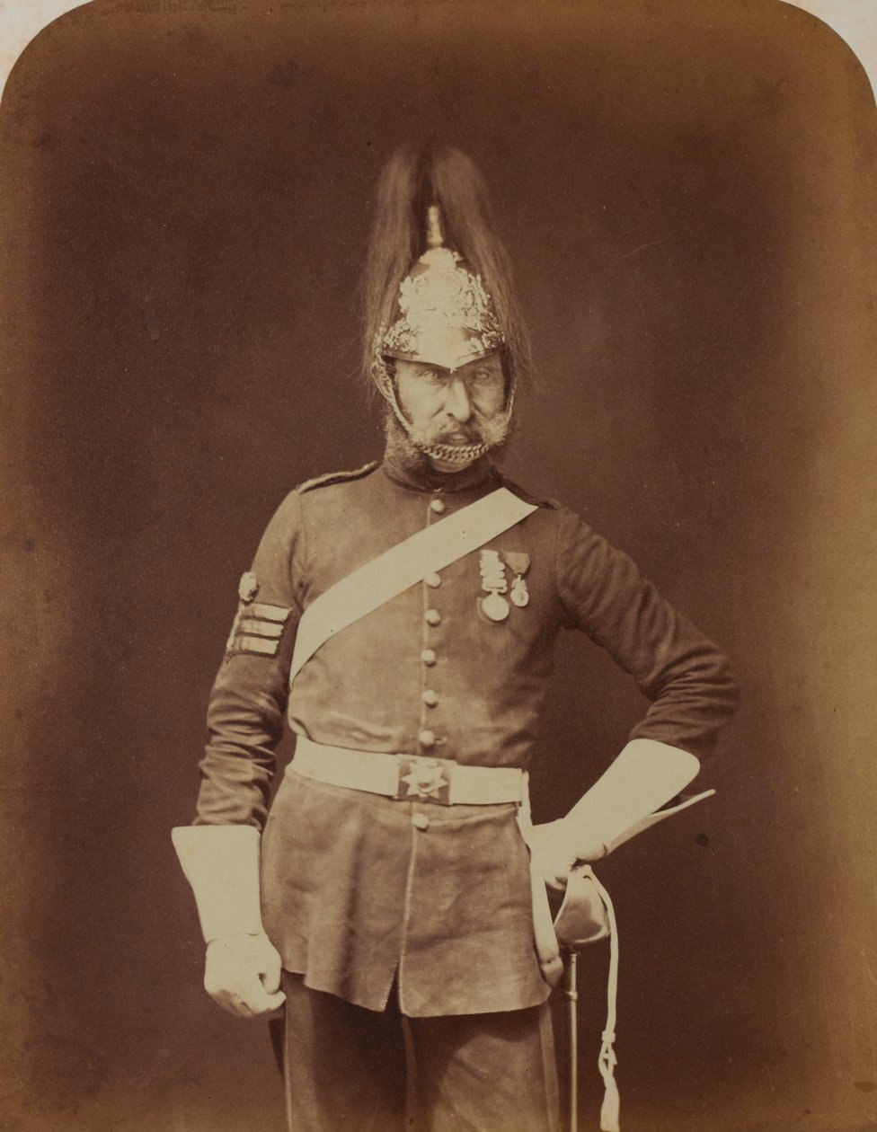 Başçavuş Stewart, 5. (Galler Prensesi Charlotte) Dragoon Muhafızları by Robert Howlett