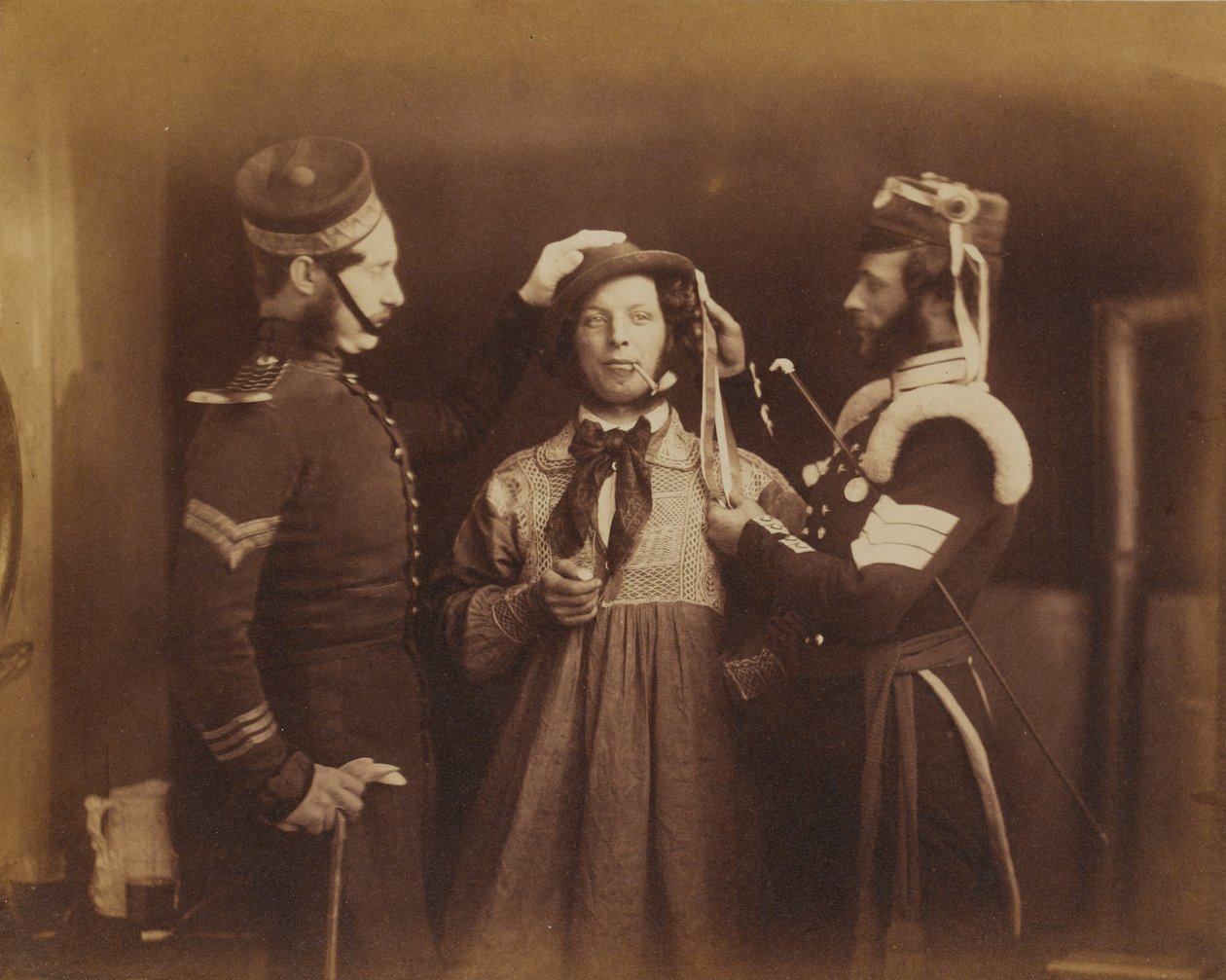 Acemi, 1856 (sepya fotoğrafı) by Robert Howlett
