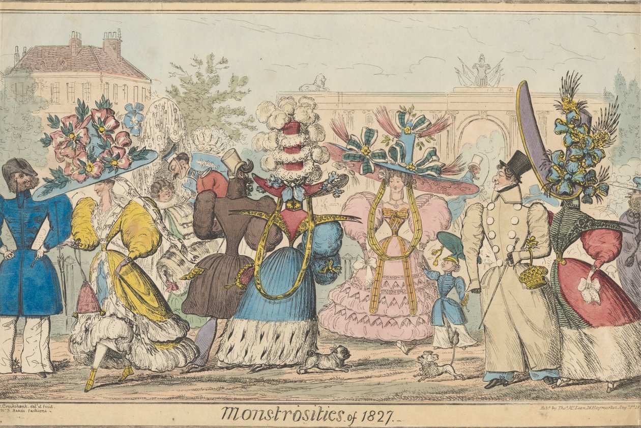 1827 canavarlıkları by Robert Isaac Cruikshank