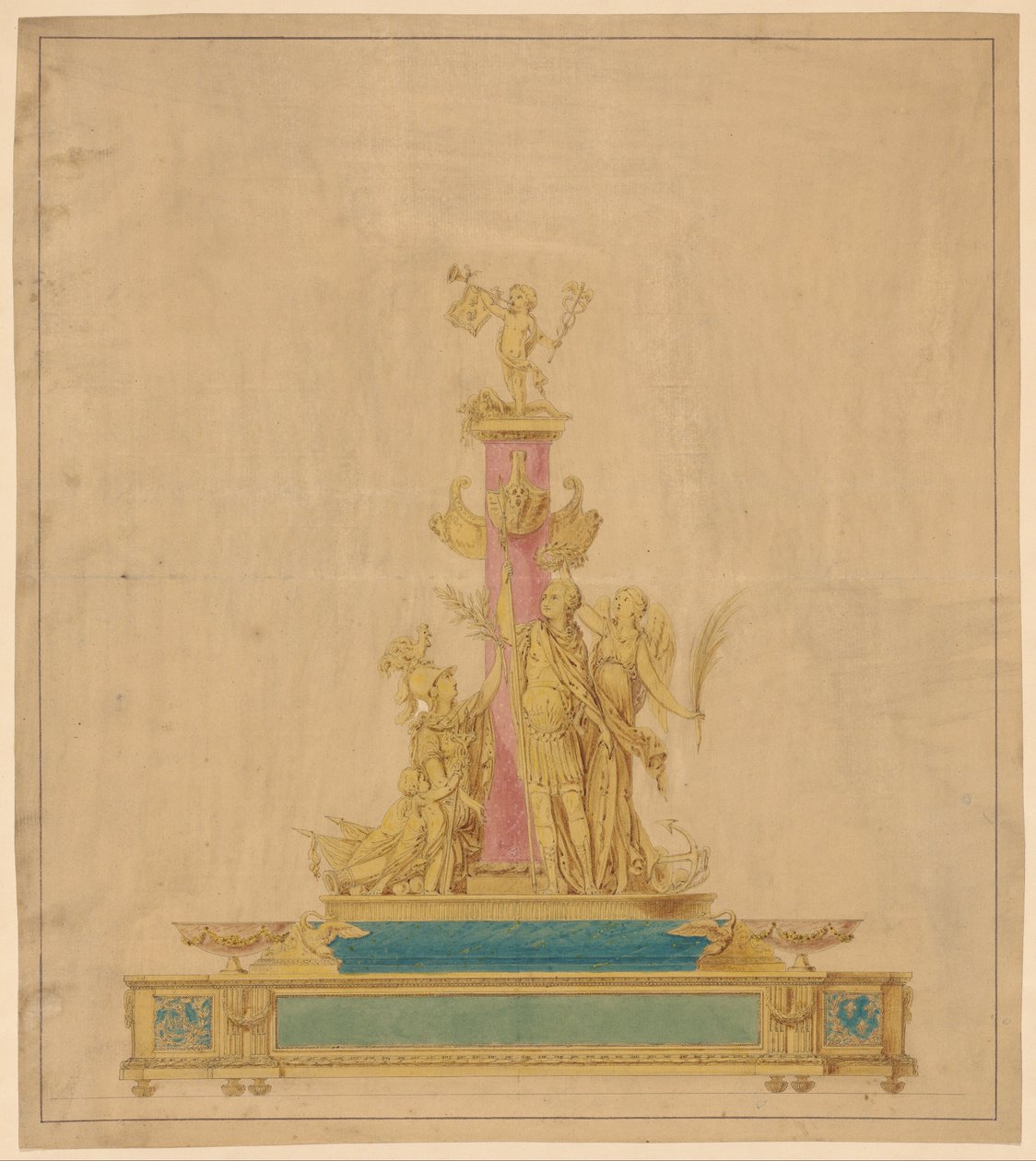 Inkstand için Çizim by Robert Joseph Auguste