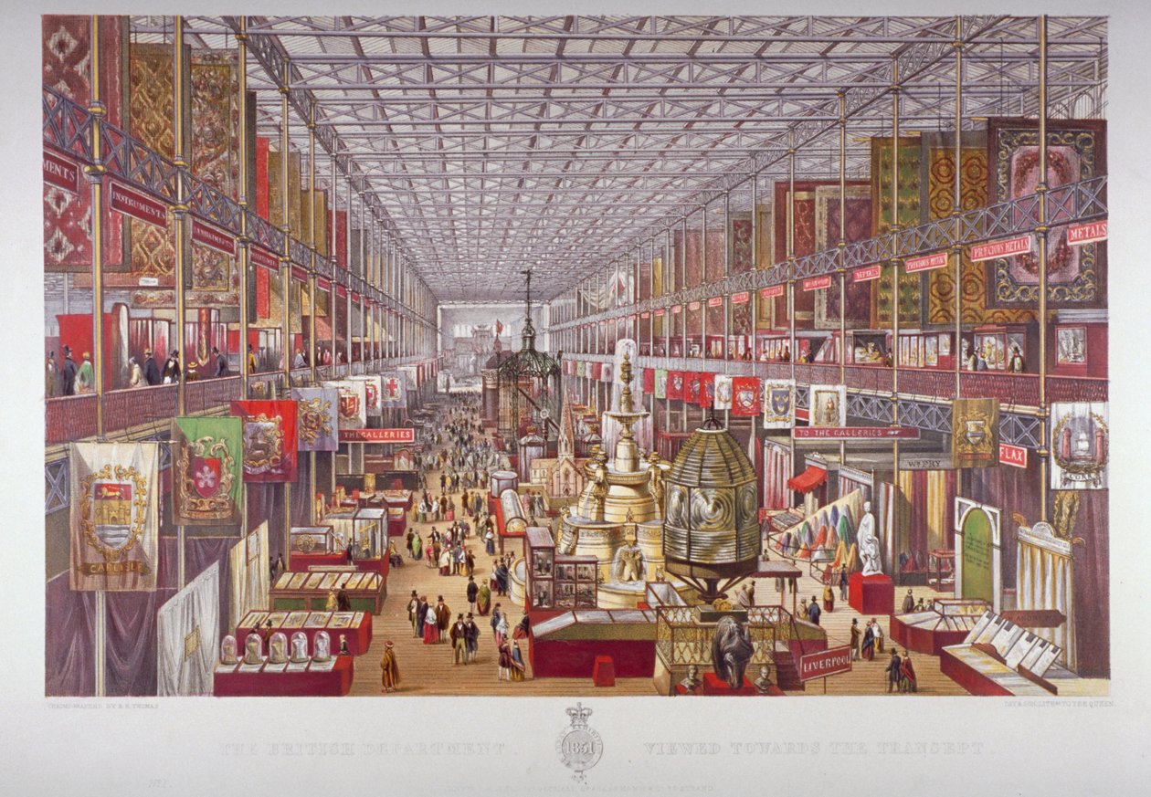 Büyük Sergi, Hyde Park, Westminster, Londra, 1851. by Robert Kent Thomas