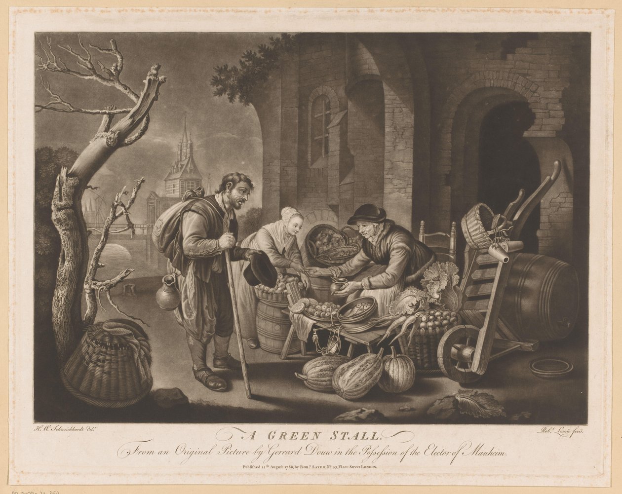 Sebze durak ve dilenci by Robert Laurie