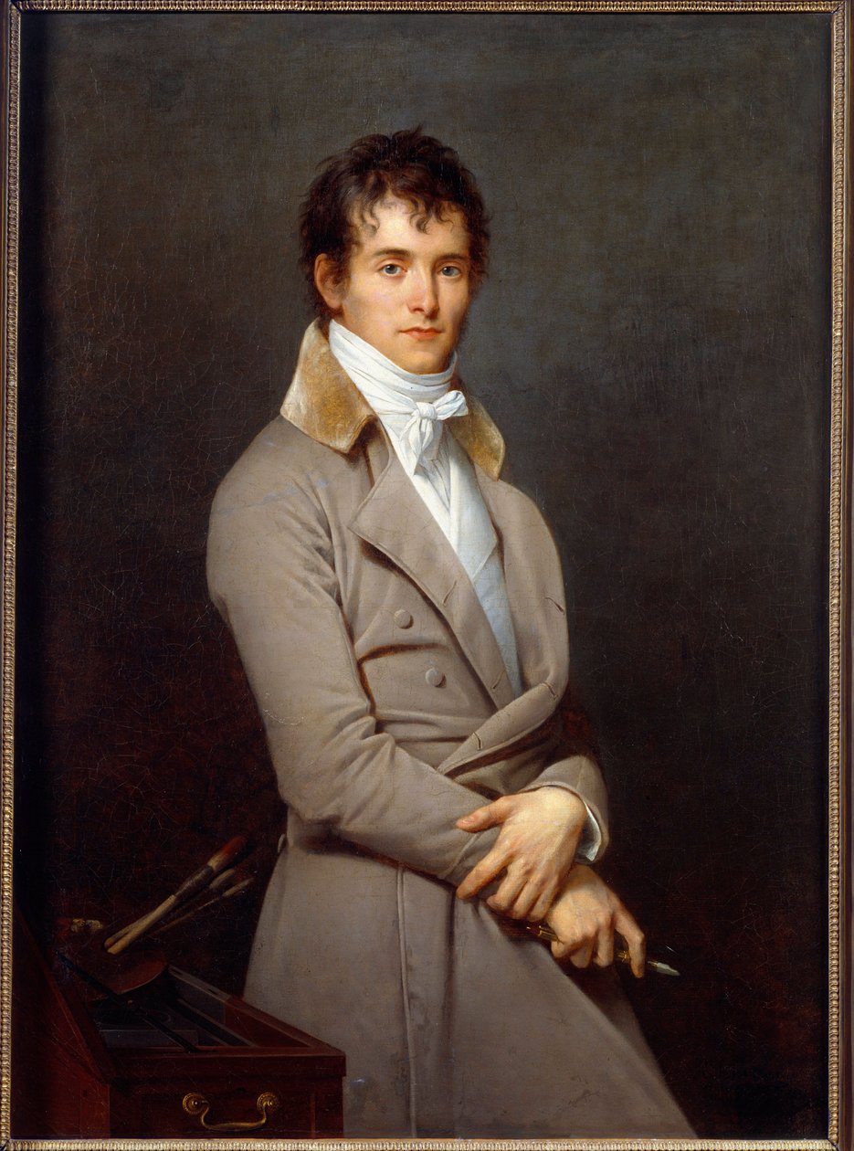 Ressamın Portresi Pierre Narcisse (Pierre-Narcisse) Guerin (1774-1833) Robert Lefevre (1755-1830) tarafından yapılan resim 19. yüzyıl Güneş: 1,09x0,8m - Orleans musee des beaux arts by Robert Lefevre
