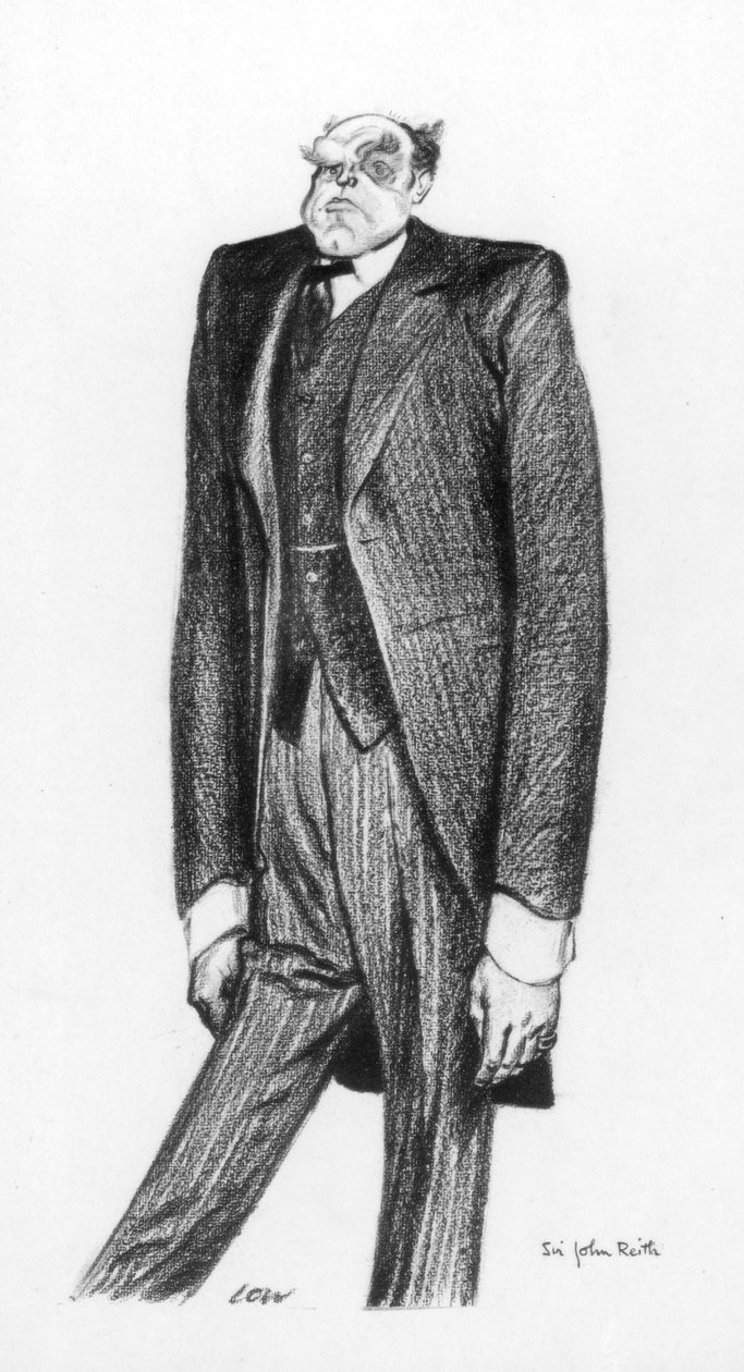 John Reith, 1. Baron Reith, 1933. by Robert Low