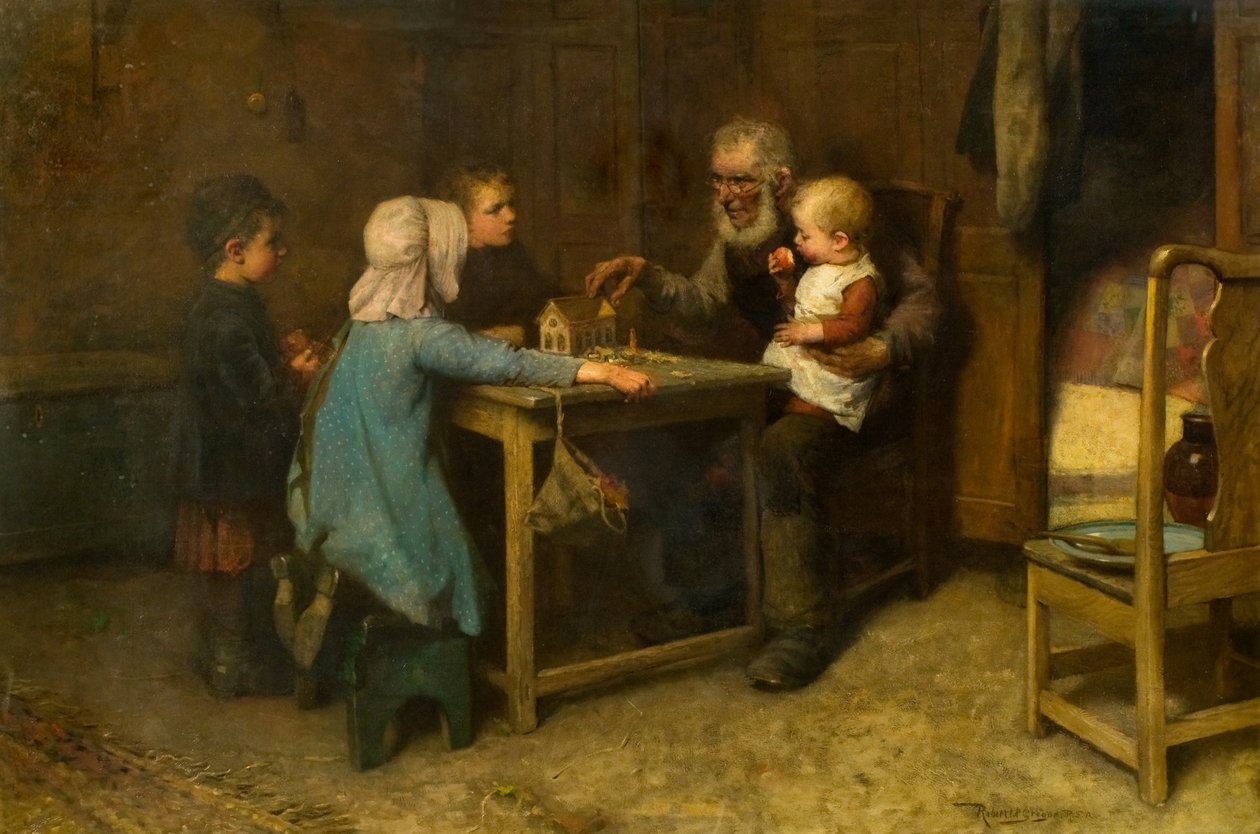 Tufan Öyküsü (tuval üzerine yağlı boya) by Robert McGregor