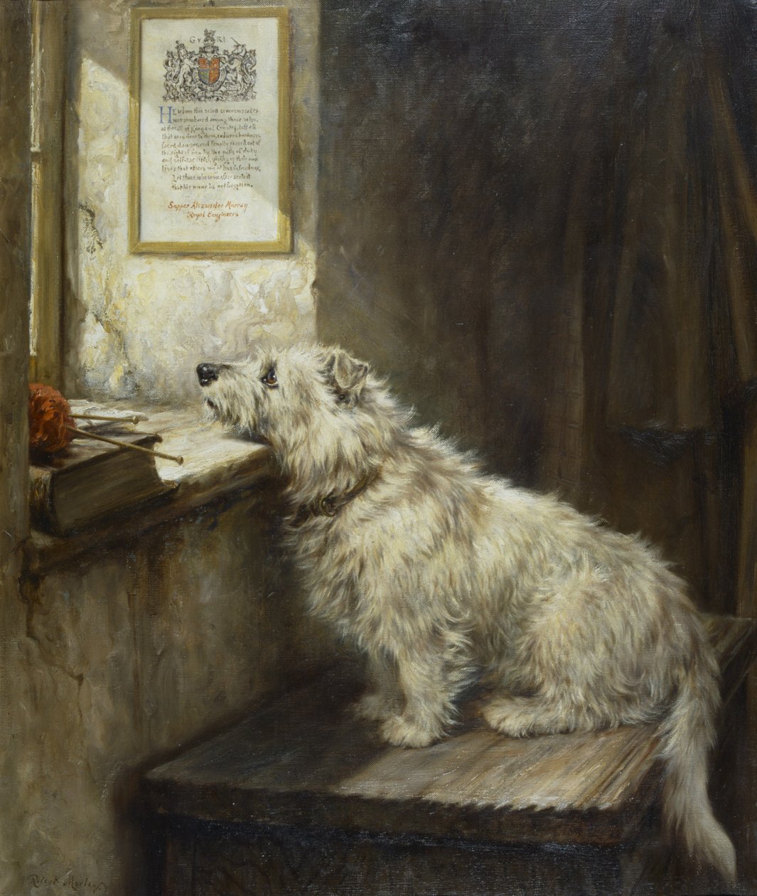 Geri Dönecek mi?, 1918 dolayları (tuval üzerine yağlı boya) by Robert Morley