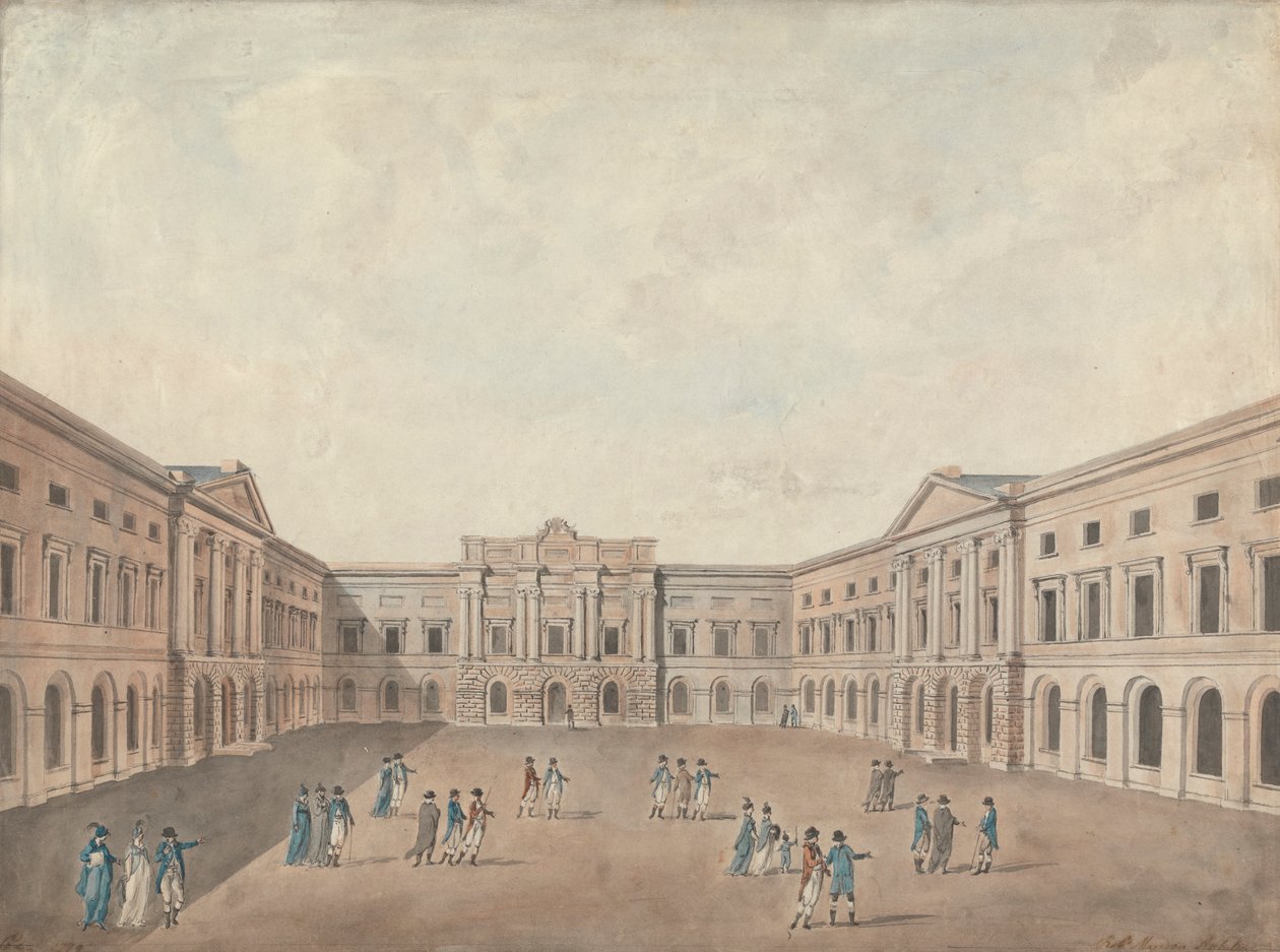 Edinburgh Üniversitesi Mahkemesi için Tasarım by Robert Morrison