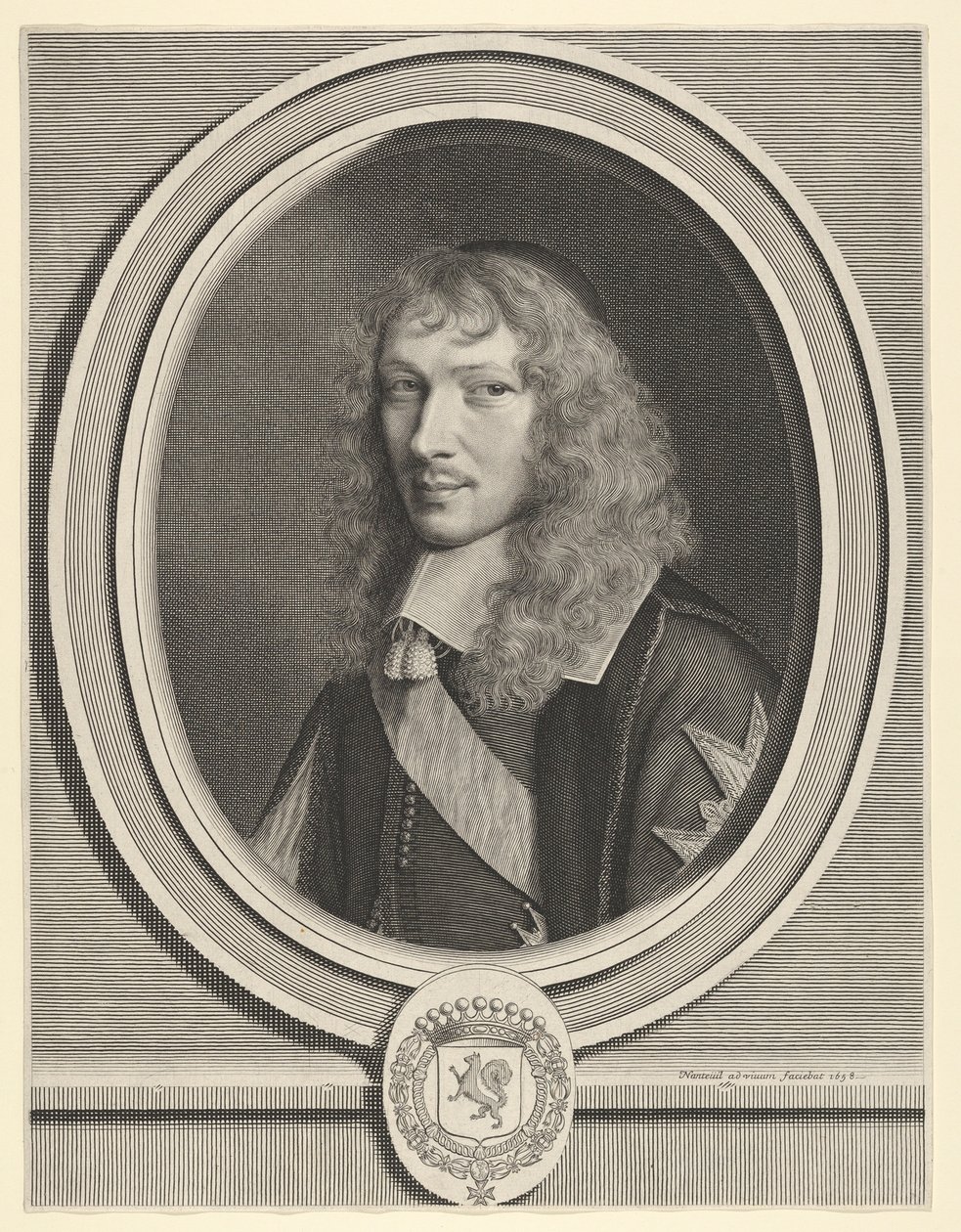 Basil Fouquet, 1658. by Robert Nanteuil