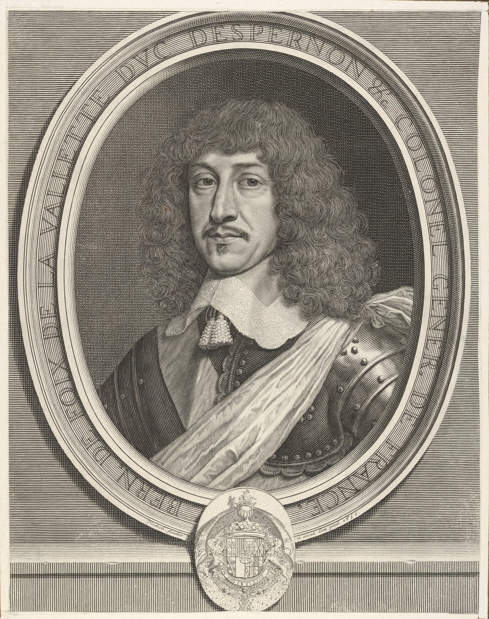 Bernard de Foix de La Valette Epernon Dükü, 1630. by Robert Nanteuil